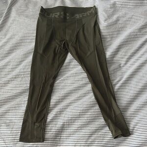 Under Armour Dark Green Performance Leggings